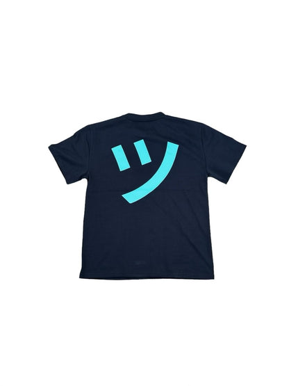 Blue/Baby Blue Heavy Tees - Smiley Back